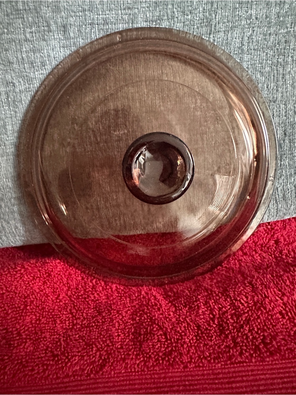 Pyrex Corning Vision V-1-C Amber Replacement Lid for 1 Liter Saucepan 6”.  #37